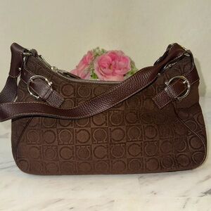 Authentic Salvatore Ferragamo shoulder bag